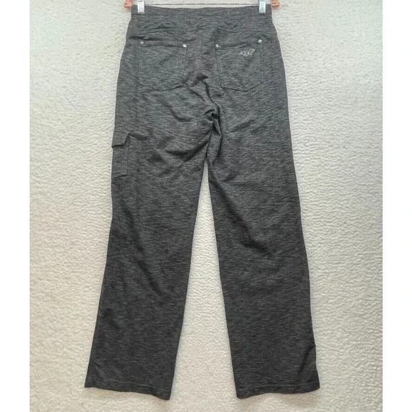 Kuhl Sweatpants Womens 10 Gray Nova Cargo Drawstring Lounge Hiking Outdoor Run - Picture 2 of 14